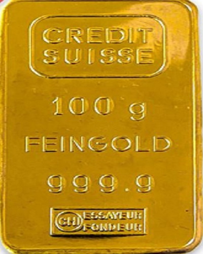 Credit Suisse 100g Gold Bar