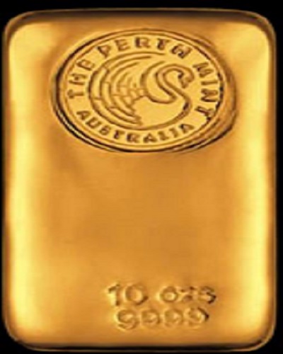 Perth Mint 10oz Gold Bar
